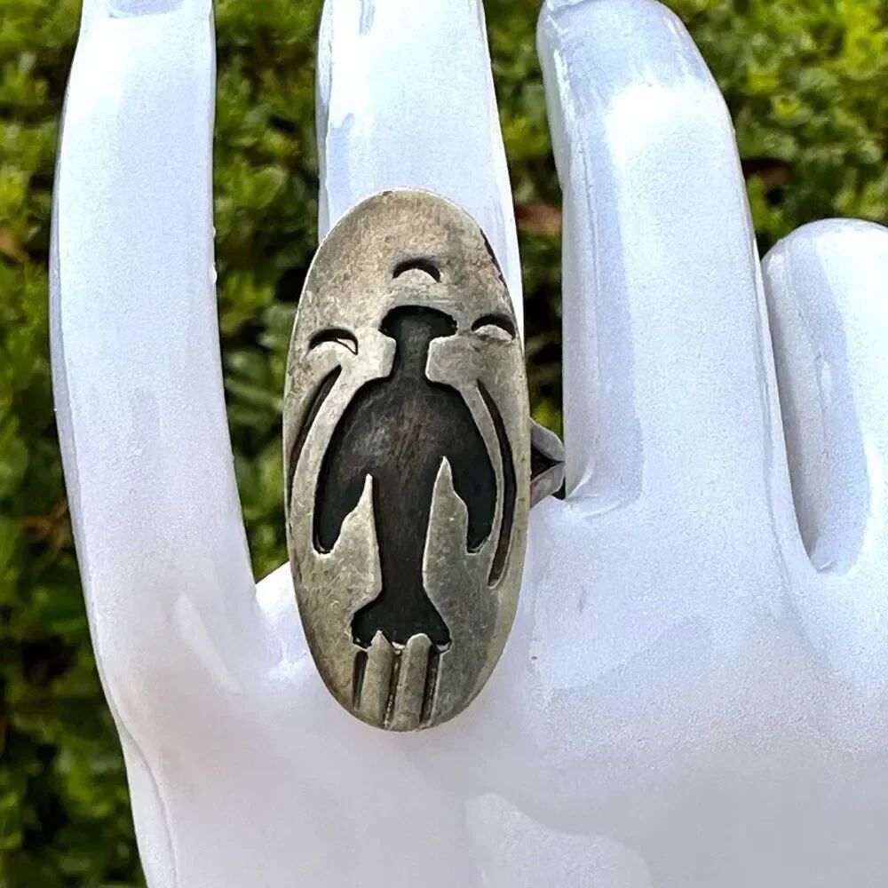 Vintage sterling silver overlay 
Mexico  vintage ring